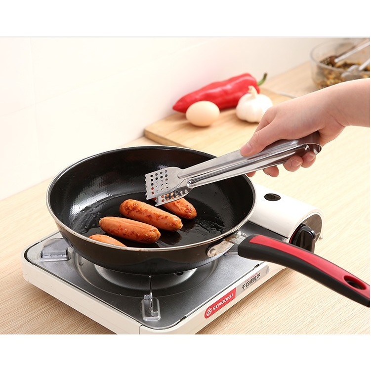 Kẹp Gắp Thức Ăn Inox Nội Trợ - Ceramic Tinh Hoa