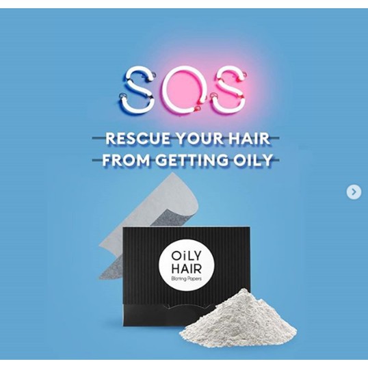 [GIÁ RẺ-SẴN] GÓI GIẤY THẤM DẦU HÚT DẦU CHO TÓC A'PIEU OILY HAIR HÀN QUỐC