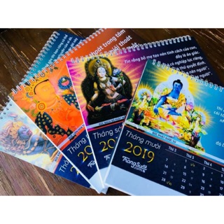 Lịch để bàn 2019