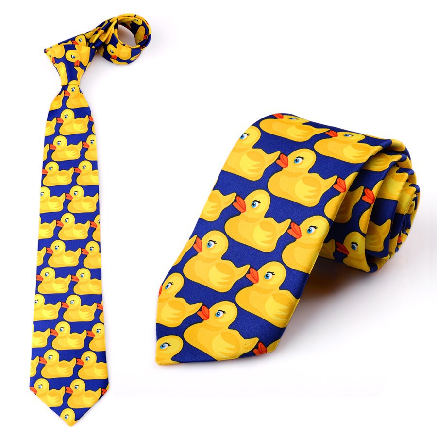 Cà vạt họa tiết hoạt hình ducky tie trong How i met your mother 8cm