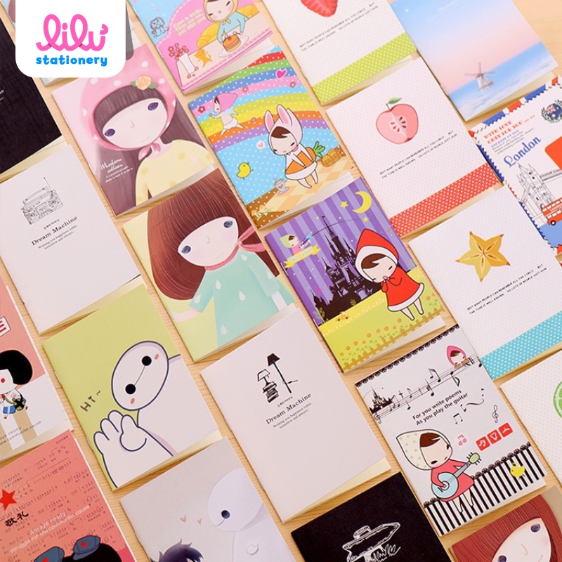 Sổ tay mini cute giá rẻ A7 Shop giao mẫu ngẫu nhiên ạ, mẫu nào cũng cute cưng xỉu