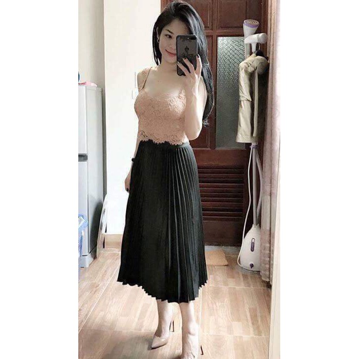 Combo 3 áo Bra cao cấp ( da, đen, trắng) 2018