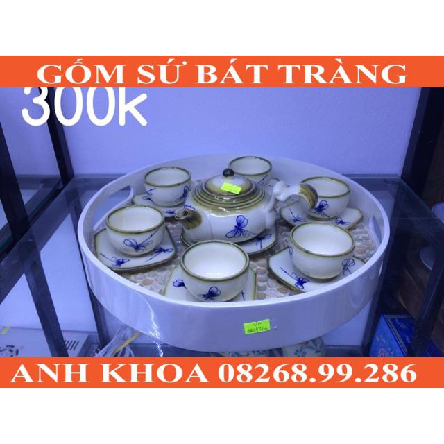 Ấm chén Bát Tràng - Gốm sứ Bát Tràng Anh Khoa