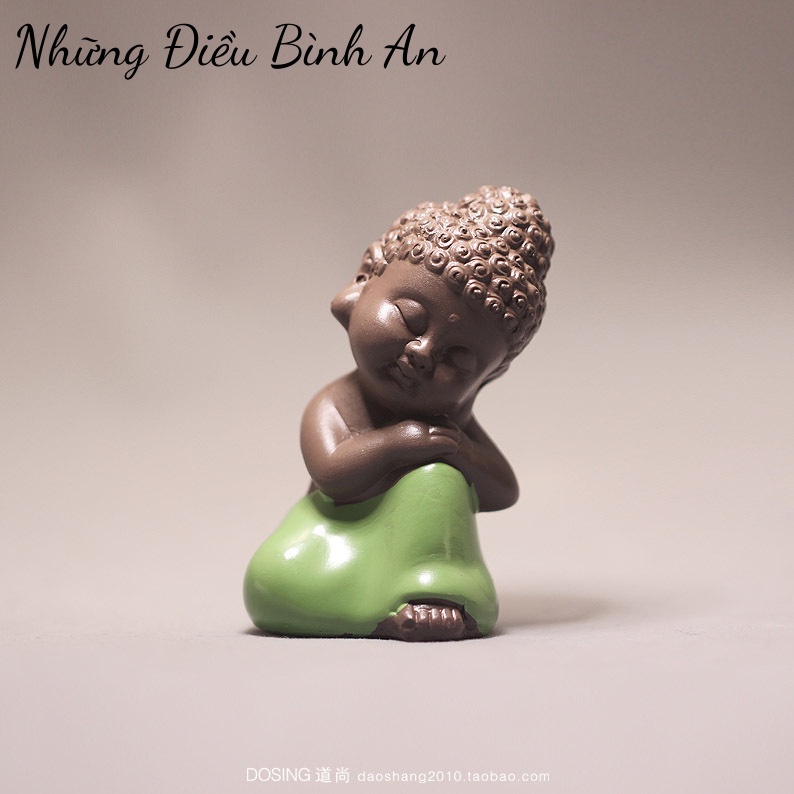 Tượng chú tiểu dễ thương/ Sét 3 nhà sư mang lại bình yên, nhẹ nhàng, thư thái 💕FREESHIP 50k💕 - Những Điều Bình An