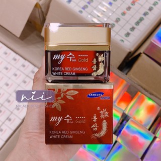 Kem dưỡng trắng da My Gold Korea Red Ginseng White Cream