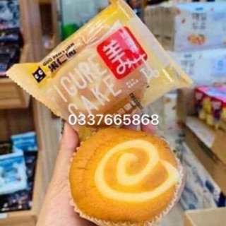 1KG BÁNH BÔNG LAN VÂN TRÒN  CUỘN PHOMAI TRỨNG FIGURE CAKE (20-22c)