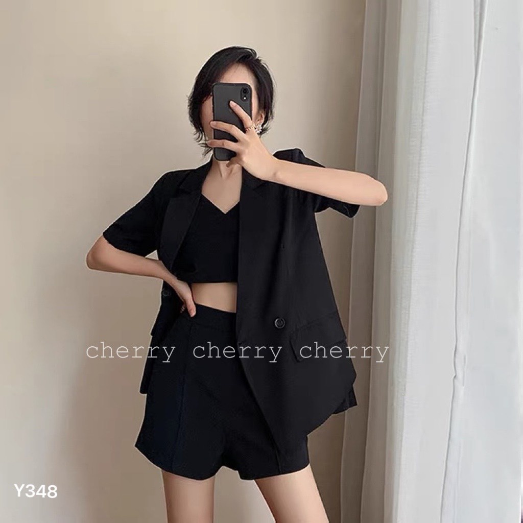 Set vest quần đùi Y348