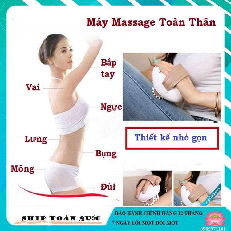 Máy massage mini cầm tay đánh tan mỡ body Slimmer