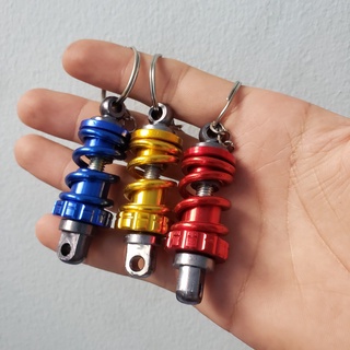 Móc khoá xe máy hình phuộc nhún nhôm cnc màu ngẫu nhiên