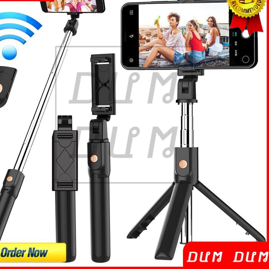 Gậy Tự Sướng K07 2 Trong 1 Kèm Remote Điều Khiển Bluetooth Hp 4329 | BigBuy360 - bigbuy360.vn