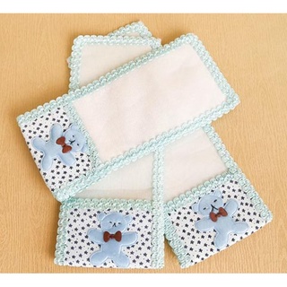 Túi đựng điều khiển tivi hình gấu teddy, vỏ bọc remote tivi điều hòa xinh xắn