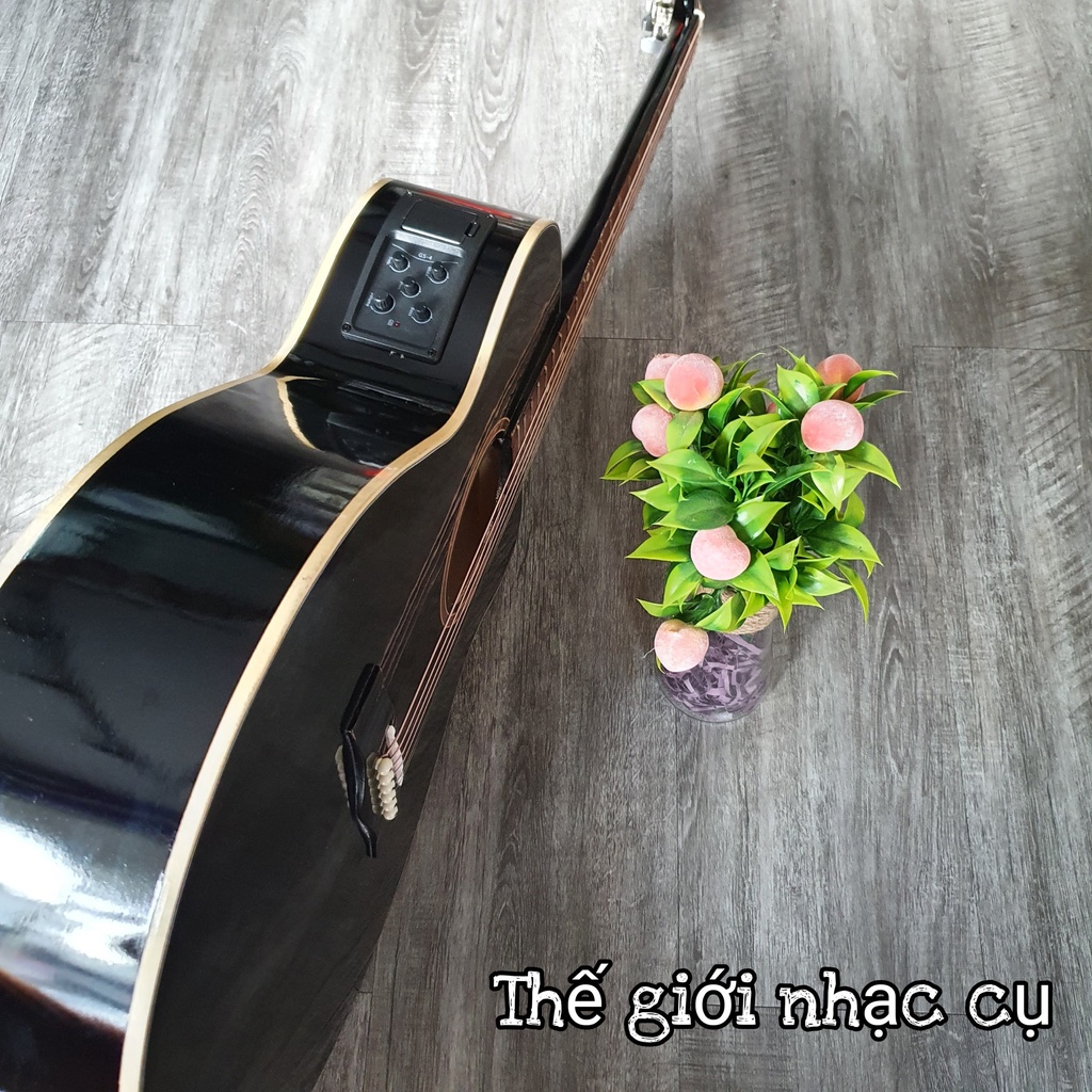 Đàn guitar acoustic có ty và EQ để kết nối loa - TẶNG KÈM 6 PHỤ KIỆN - BẢO HÀNH 12 THÁNG