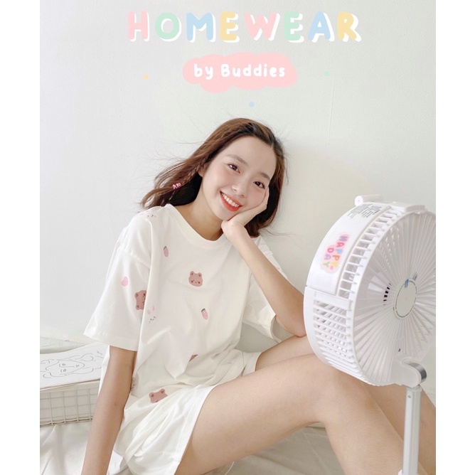 SET023 - Set homewear gấu thỏ