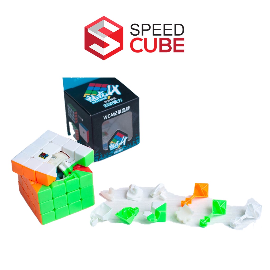 Rubik 4x4 Stickerless MoYu MeiLong MFJS, Rubik 4x4x4 chính hãng MoYu - Shop Speed Cube