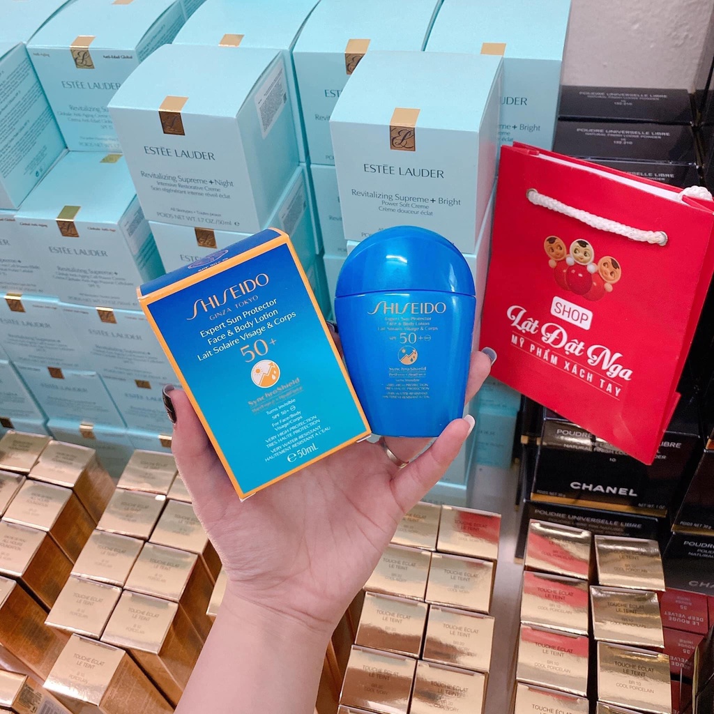 Kem chống nắng Shiseido Face and Body SPF50+