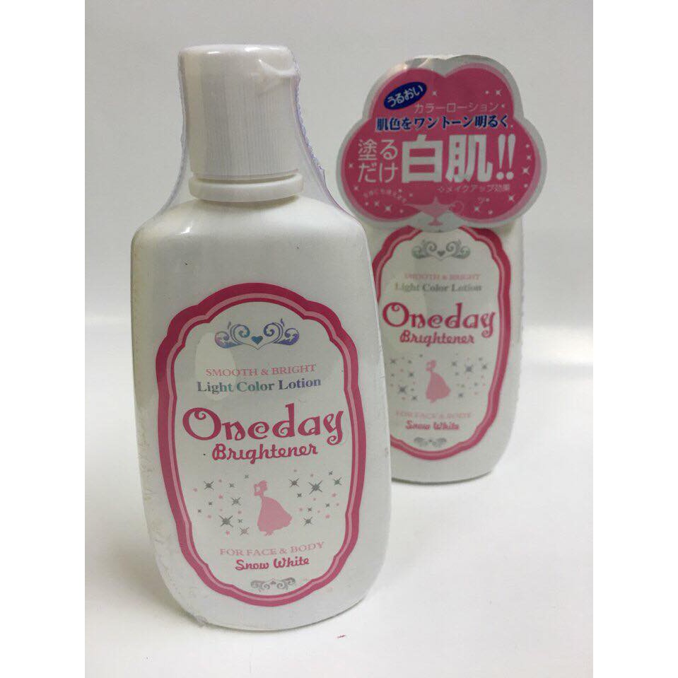 lotion dưỡng trắng da nhật One day Brightener Nhật