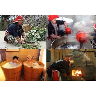 Lá tắm người dao đỏ - lá tắm cho phụ nữ sau sinh