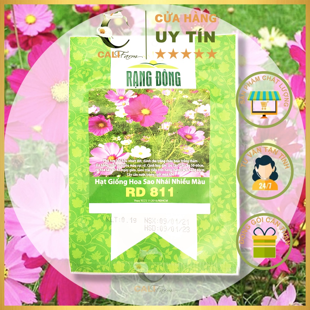 Hạt Giống Hoa Sao Nhái Nhiều Màu RD 811 (0.1gr)