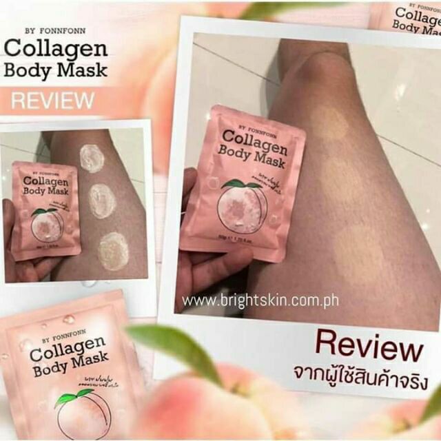Mask Collagen body ủ trắng da Trái Đào thái lan | BigBuy360 - bigbuy360.vn