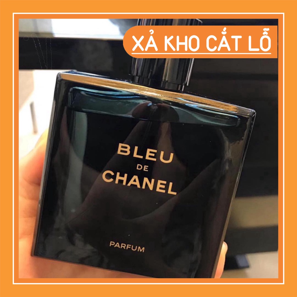 Nước Hoa nam blue parfum nắp hít chữ vàng 100ml và chai mini 20ml