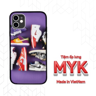 Ốp lưng NIKE Collection nền tím cho Iphone 5 6 7 8 Plus 11 12 Pro Max X Xr NIKPOD00325
