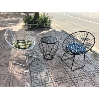 GHẾ NÓN SẮT(KO NỆM)- ghế cafe