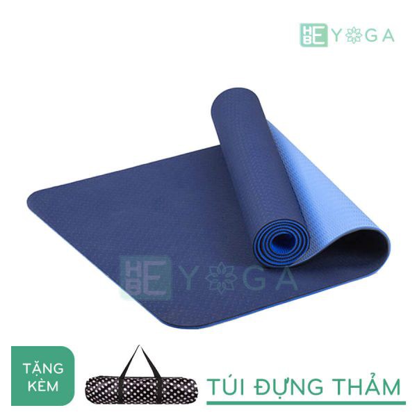 Thảm Tập Yoga TPE Eco 8mm 2 lớp + túi cao cấp