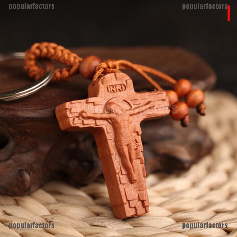 Móc Khóa Mặt Gỗ Khắc Hình Phật