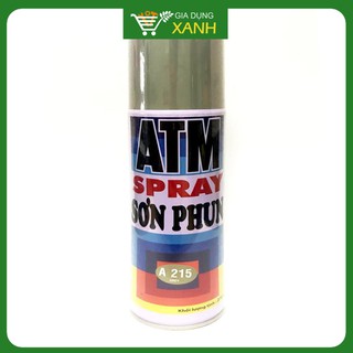 Sơn xịt ATM màu xám A215, 400ml