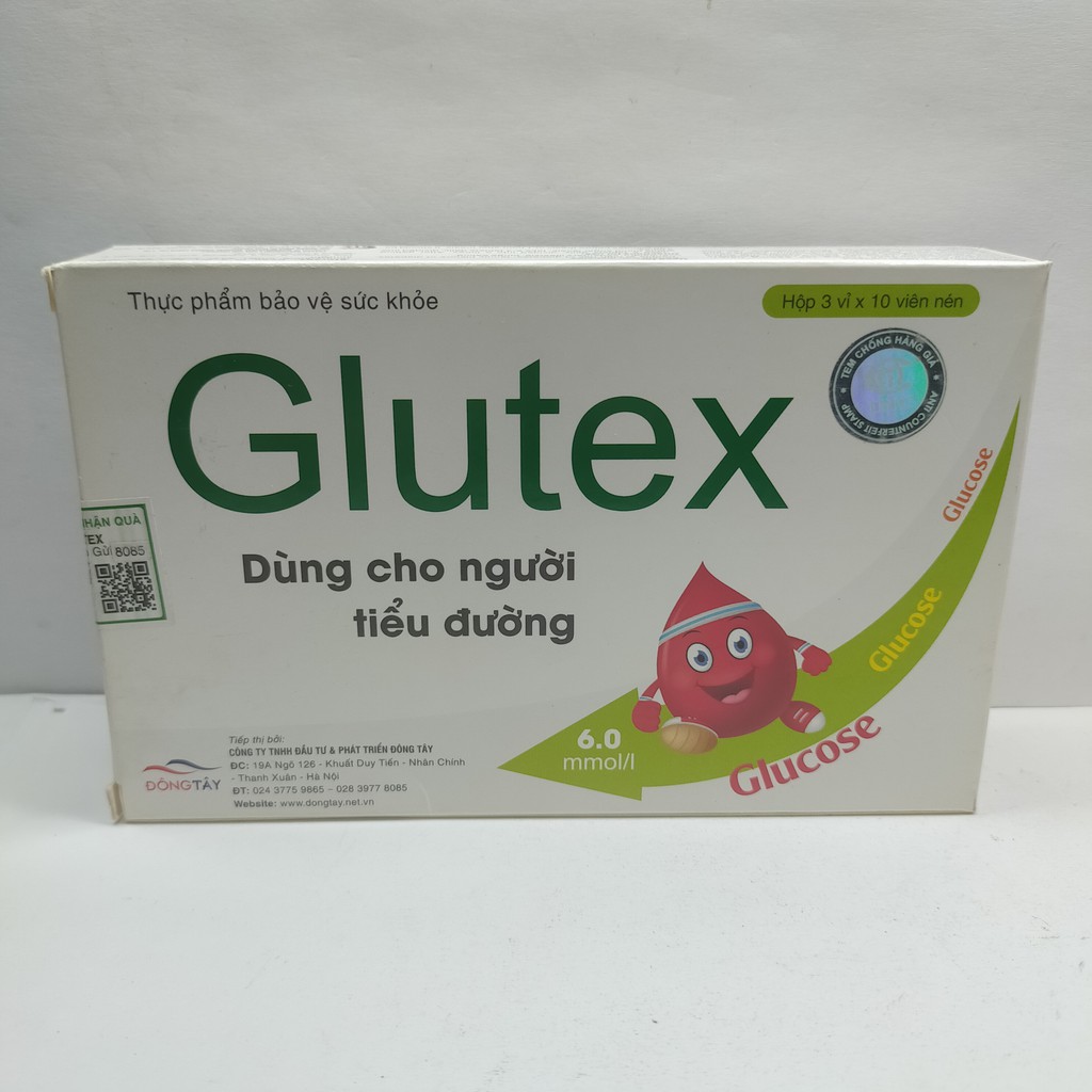 Glutex - Hộp 30 Viên