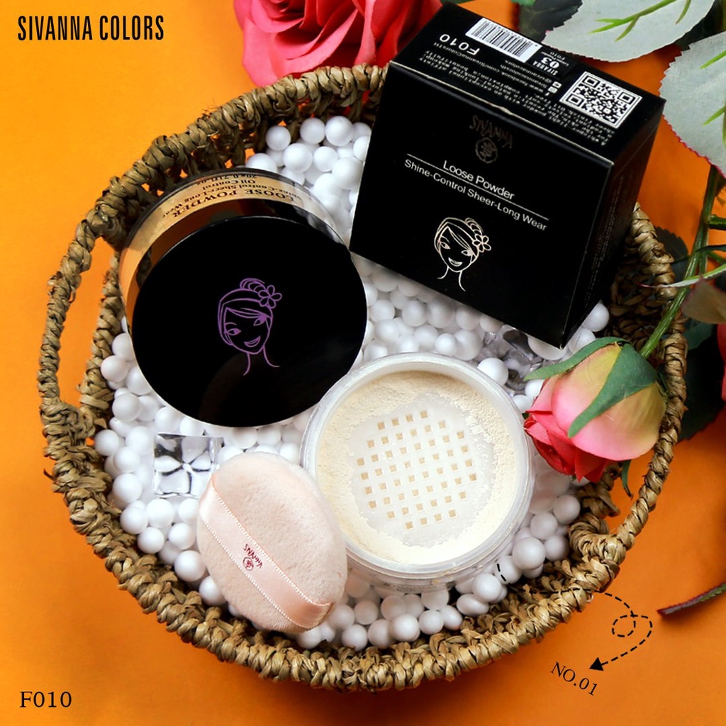 Sivanna Loose Powder F010 Phấn phủ bột Sivanna Loose Powder Thái Lan F010