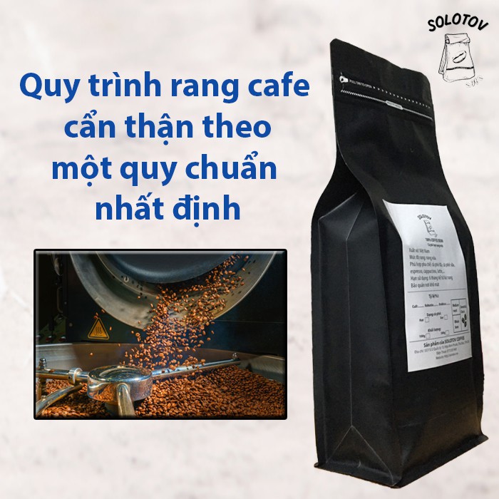 [CÀ PHÊ HẠT RANG MỘC] 100g Cà phê hạt Culi Robusta Arabica rang mộc pha phin pha máy - SoloTov Coffee (Trộn theo tỷ lệ) | BigBuy360 - bigbuy360.vn