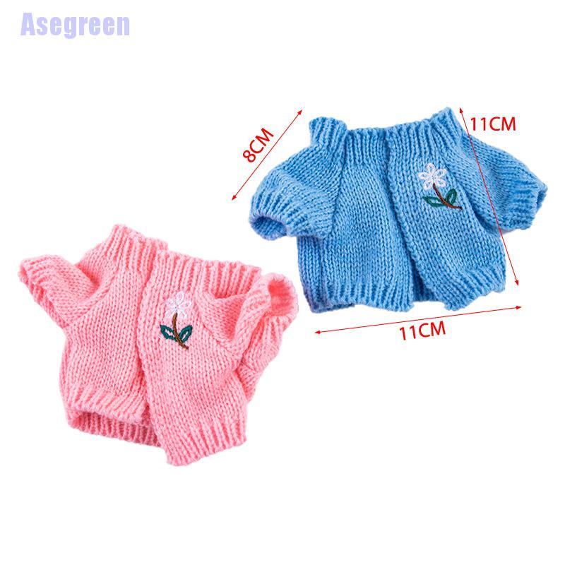 Áo/ khăn choàng/ mũ thiết kế thời trang cho búp bê nhồi bông 30cm