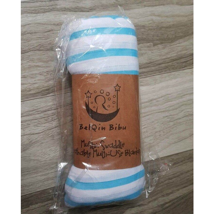 Mùa hè vải muslin bông quấn gạc rỗng khăn quấn trẻ sơ sinh KT(1,1x1,2)m