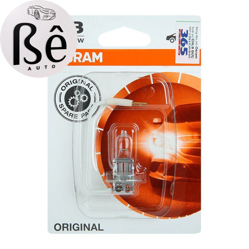 Bóng đèn halogen OSRAM H3 12V - Ánh sáng mạnh mẽ, bền bỉ từ Đức