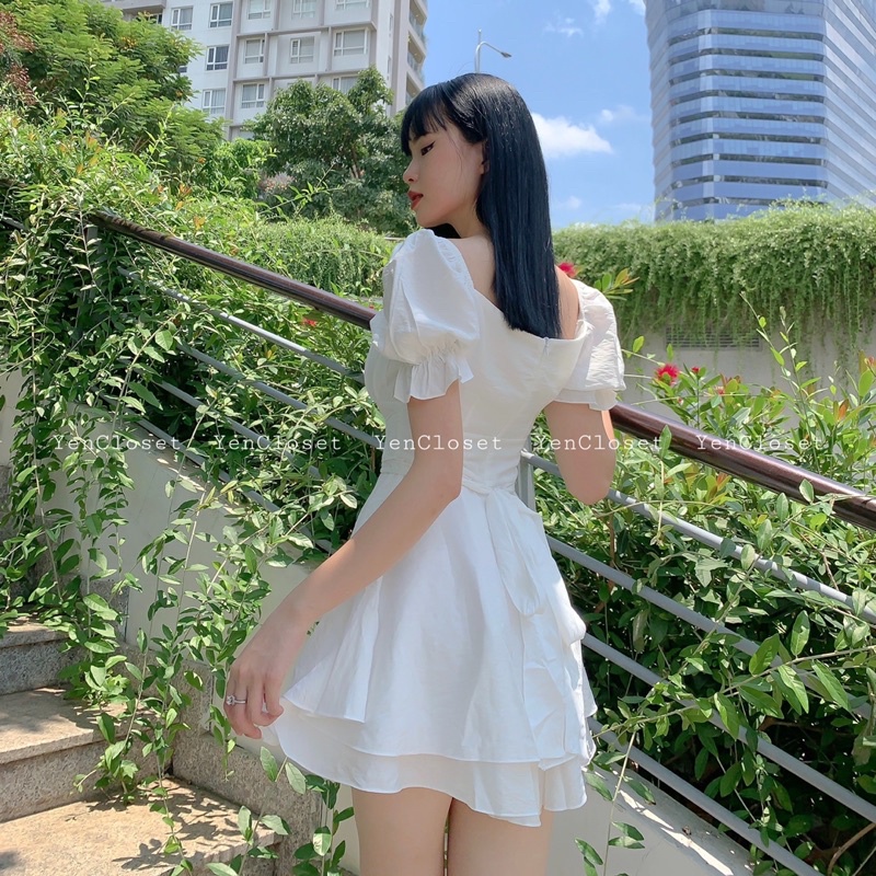 Hình chính chủ YenCloset- Jump cột dây bèo tầng bánh bèo , nữ tính
