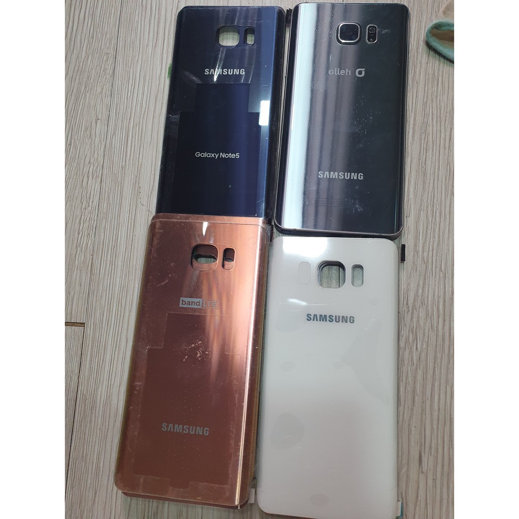 Kính lưng note 7/notefe- n935/note 5 zin bóc máy-new-N920/nắp lưng/vỏ