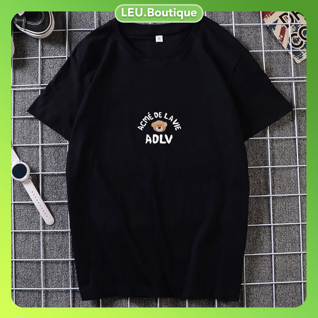 Áo thun unisex nam nữ đẹp Gấu Teddy ADLV basic Leu Boutique | BigBuy360 - bigbuy360.vn