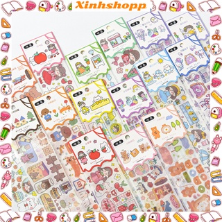 Sticker Diy Cô Gái Gấu Thỏ (1 Miếng)