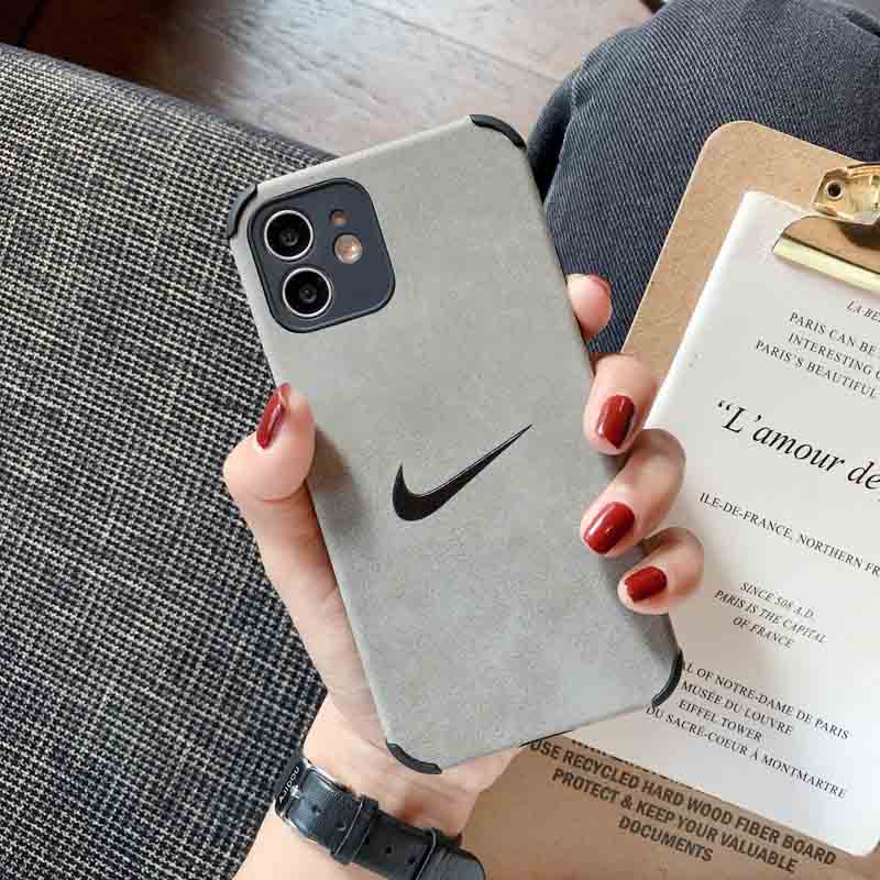 Ốp Điện Thoại Da Mềm Chống Sốc Họa Tiết Nike AJ Nike Cho iPhone 7 8 Plus X Xr Xs 12 12 Mini 12 Pro MAX 11 Pro MAX