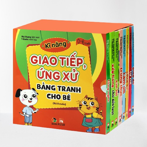 Sách Kỹ năng giao tiếp ứng xử bằng tranh cho bé NS Đại Mai (Trọn Bộ 8 cuốn)