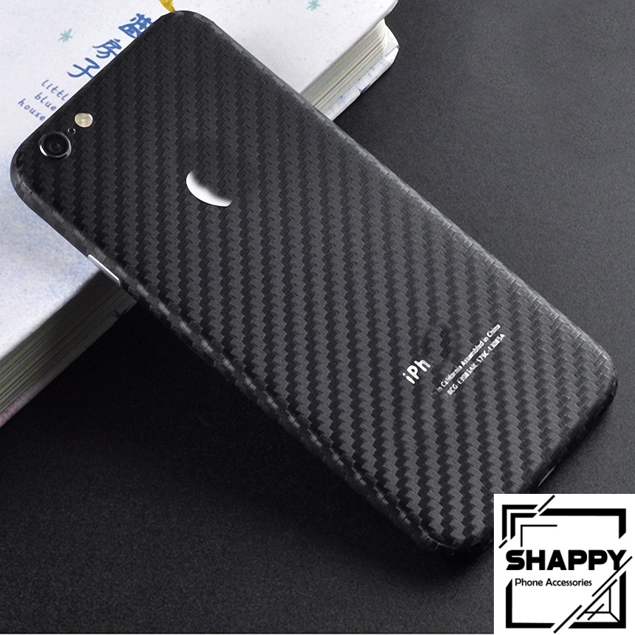 Skin Dán Cacbon Trắng Đen Full Viền IPhone 6/6S/6Plus/6SPlus/7/7Plus [Shappy Shop]
