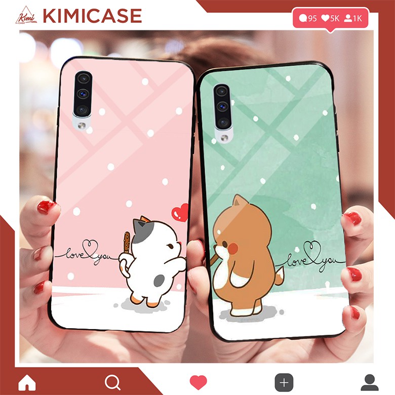ỐP SAMSUNG A50 / A50S / A30S , A7 2018 / A750 , A70, A13 LƯNG KÍNH BỘ ĐÔI ( VIDEO QUAY THẬT )