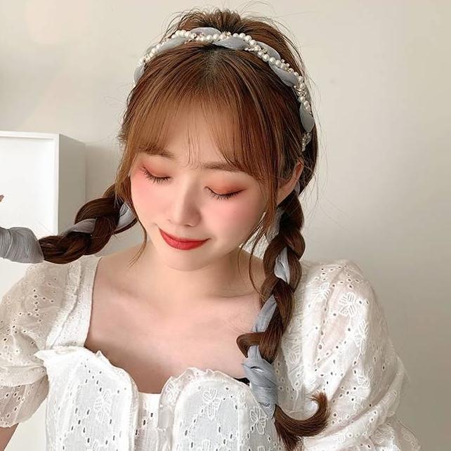 Dây Ruy Băng Cột Tóc Bằng Lụa Chống Đứt Một Mảnh