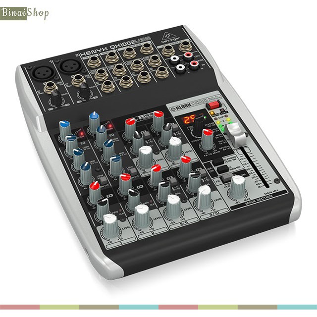 [Mã ELHACE giảm 4% đơn 300K] Mixer USB 10 cổng có hiệu ứng Behringer Xenyx QX1002USB