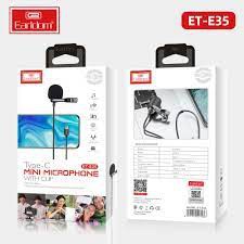 Mic Thu Âm Mini Cho Điện Thoại Chân 3.5mm Earldom E34