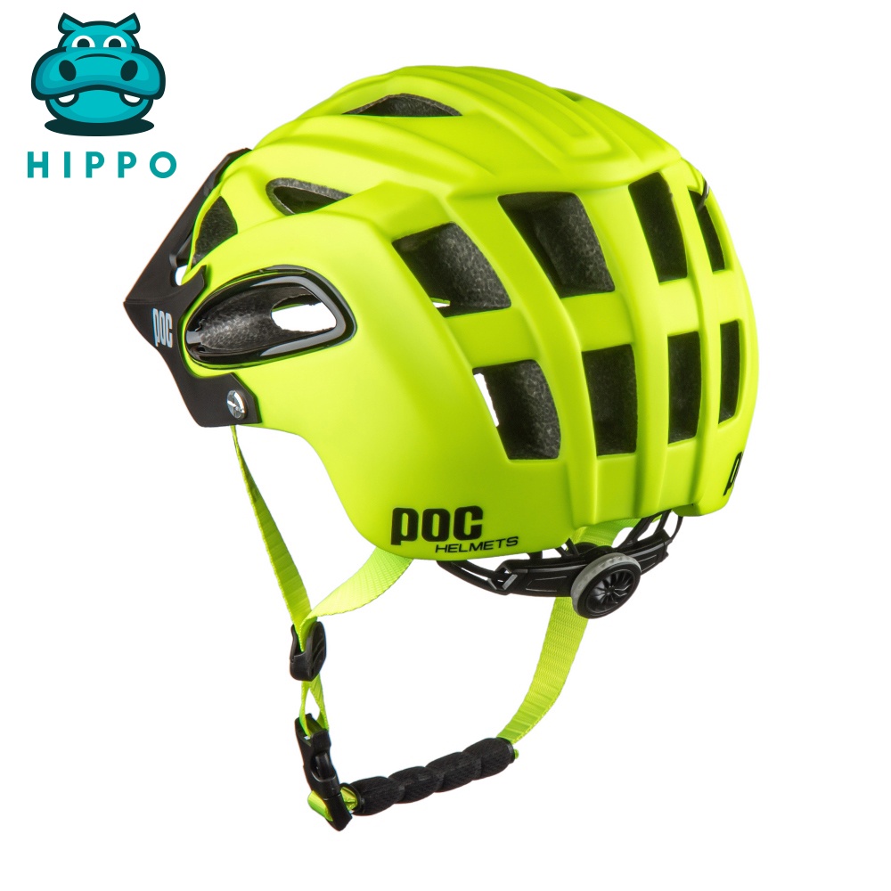 Mũ bảo hiểm xe đạp thể thao chuyên nghiệp Poc 07 siêu nhẹ màu xanh chuối cá tính  - HIPPO HELMET