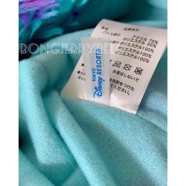 Mũ gấu bông James P. Sullivan  Monsters University INC công ty quái vật hàng chính hãng Tokyo Disney Resort