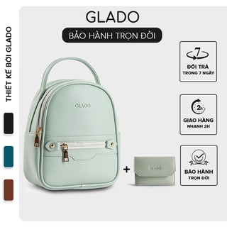 Bộ balo ví nữ thời trang Glado nhiều màu - GB004