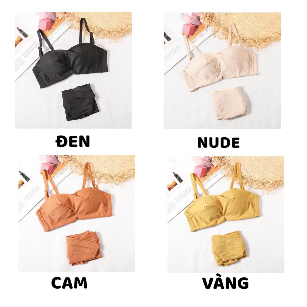 Áo Lót Nữ - Áo Ngực Nữ Cotton đan chéo mềm mại thoáng mát tôn vòng một quyến rũ mã AL27